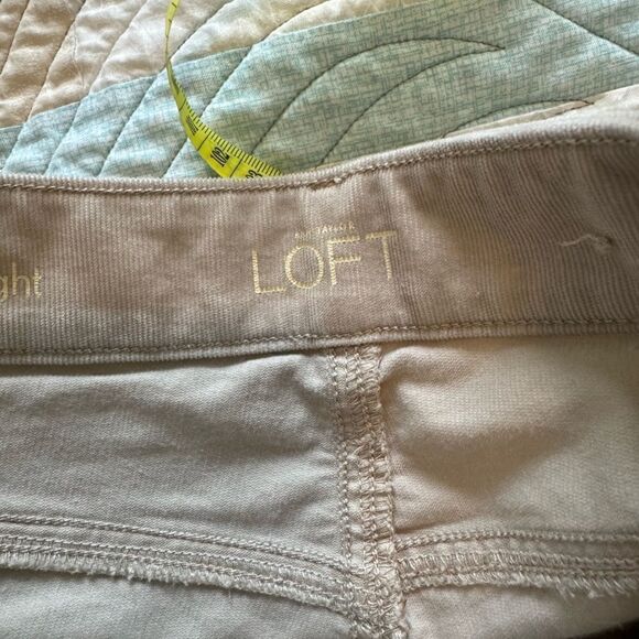 Loft Corduroy Modern Straight Jeans size 00/24 - Picture 4 of 8
